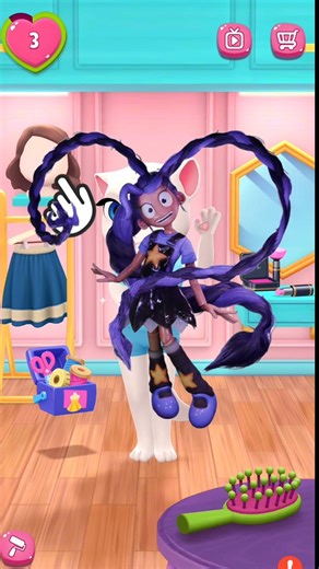 Lily love brainds cosplay #lily #shorts #mytalkingangela2 #talkingtom #skibiditoilet #poppyplaytime