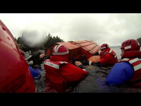 Canadian Coast Guard RHIOT School Capsize Training with RCM-SAR