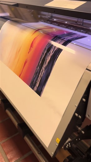 Custom work barn door style window art ##wraps##miami##art##painting##sunset