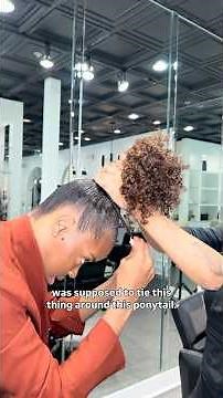 Curly Clip-In Hair Extensions for Black Women | Natural Ponytail on Short Hair