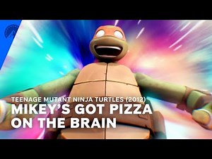 Teenage Mutant Ninja Turtles (2012) | Mikey's Got Pizza On The Brain (S3, E24) | Paramount+