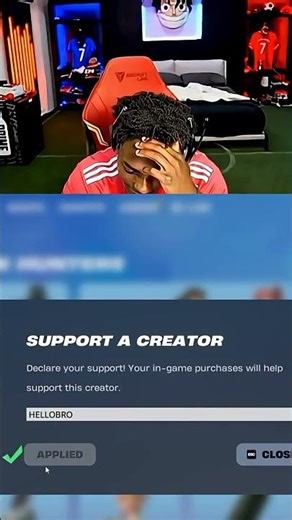 🔥ISHOWSPEED REVEALS SECRET TRICK TO GET FREE SKINS KPOP DEMON HUNTERS FORTNITE 🎁😨 #shorts #fortni