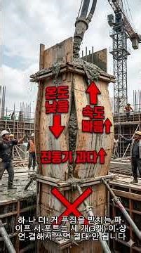 산안기 필기, 콘크리트 측압 증가 요인 4가지와 동바리 설치 금지 조건 정복 #산업안전기사 #산안기 #산안기필기 #산안기실기 #안전관리자 #자격증공부