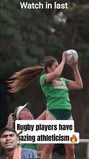 Rugby players have amazing athleticism🔥
