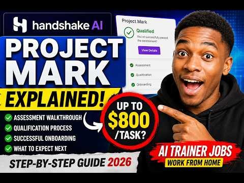 Handshake AI Project Mark: Up to $800/Task? | Assessment & Onboarding Guide 2026