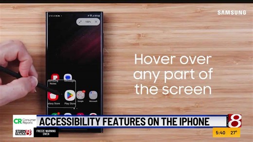 Accessibility features on your smartphone