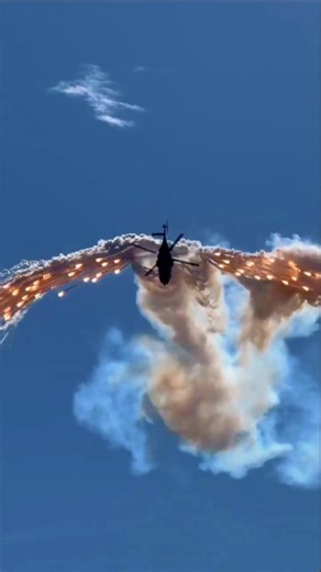 NH90 Helicopter Pyrotechnics at NATO 2025 | Epic Aerial Display Remixed #helicopter #shorts