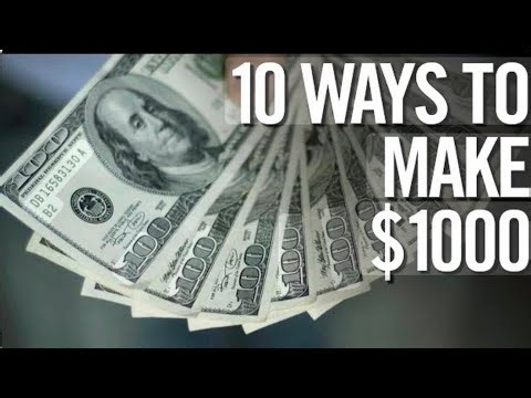 10 ways to save $1,000 quickly 