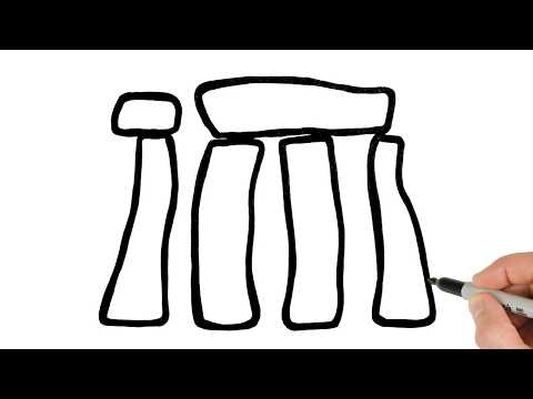 How to Draw Stonehenge | Super Easy Step-by-Step Tutorial!