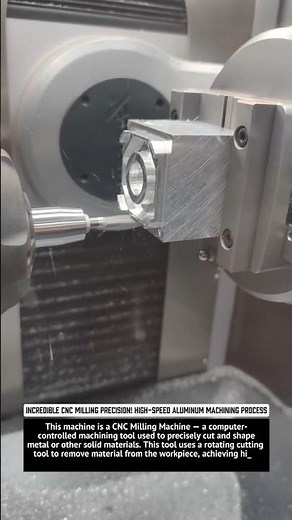 Incredible CNC Milling Precision! High-Speed Aluminum Machining Process | Modern CNC Technology 2025