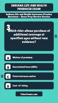 Indiana Life and Health Insurance Practice Questions – Exam Prep Review Session