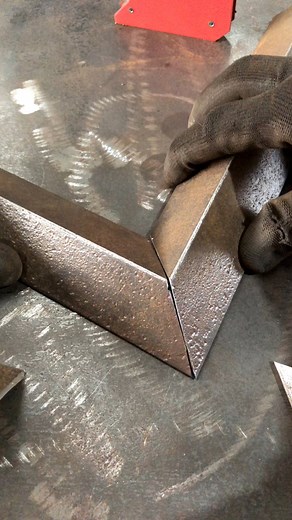 cara join besi siku👍 #weldingtipsandtricks #welderart | Kuli Welder Art