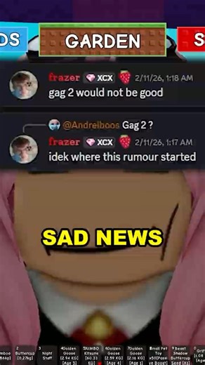 GAG 2 is not real #growagarden #roblox #gardenhorizons