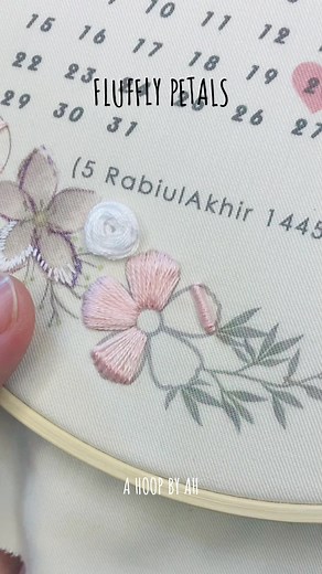 Learn to Stitch Fluffy Petals in Embroidery Flower Tutorial