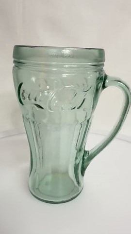 Vintage Libbey Coca-cola Drinking Glass/ Tumbler With Handle 6.5” 16 Oz Heavy - Etsy