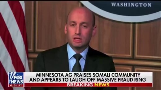 Here it is: Stephen Miller 🔥🔥 drops the single largest robbery in United States history.@StephenM: “We believe that the Gddmn Ilhan Omar fraud operation in Minnesota is the single greatest theft of taxpayer dollars through welfare fraud in American history.”“We believe that we have only scratched the very top of the surface of how deep this goes.”“The total bill—the total tab for this—is going to be far beyond the numbers you’ve already seen reported.”“We believe the state government is fully