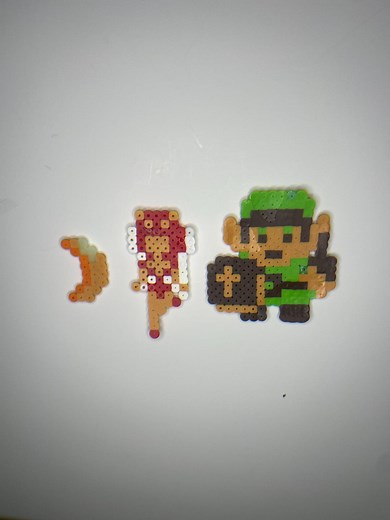 8-bit Link and Fairy Keychain – Retro Legend of Zelda Pixel Art for OG Gamers & Their Kids - Etsy