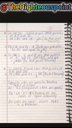 Class 9th QUADRILATERAL in 20 sec 😱 Full NCERT Solution Exercise 8.2