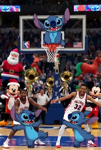 Disney Turns an NBA Game Into a LIVE Animated World 🤯🏀