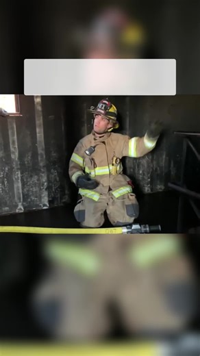 Making a Push Down the Stairs: Firefighter Training