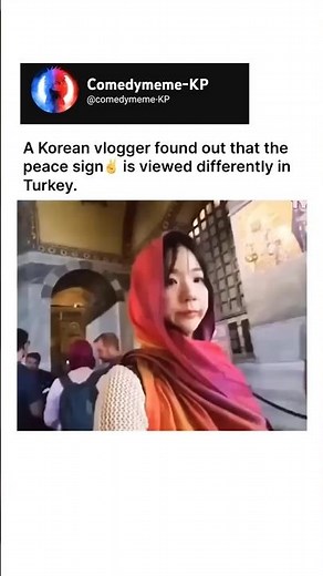 The Peace Sign ✌️ Means Something Different In Turkey 😳