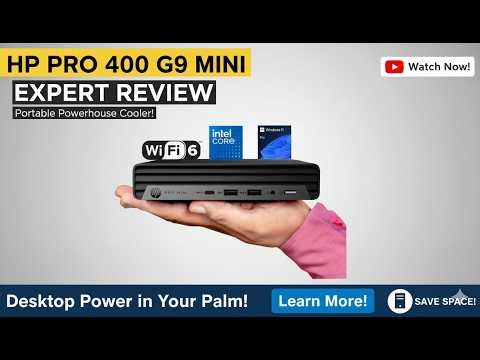 HP Pro 400 G9 Mini PC 🔥 Compact Business Desktop with Triple 4K Support Review