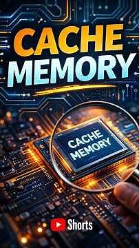 Cache Memory in Computer | L1 L2 L3 Cache Explained #shorts