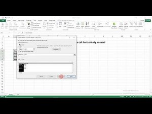 How to split a cell horizontally in excel