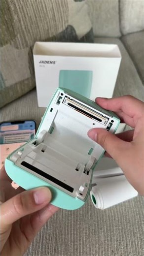 Create and print stickers on the go! #miniprinter #thermalprinter #portableprinter #stickerprinter