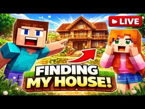 Cute Minecraft Girl Can’t Find Her House 😢🏡 LIVE #minecraft #minecraftgirl #girlgamer