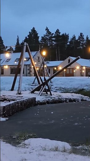 Winter Magic in the Scottish Highlands󠁧 #Cairngorms #Camping
