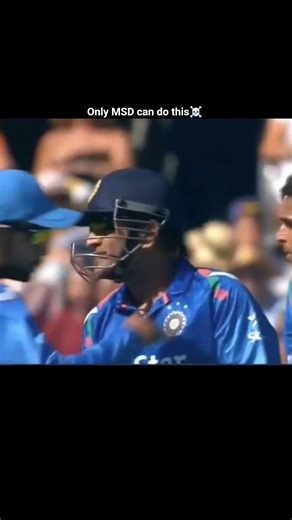 Only MSD Can Do This 😱☠️| #msdhoni #cricket #viral