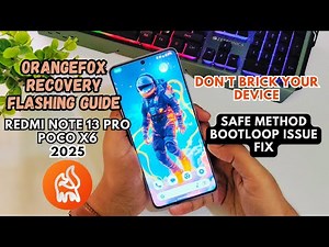 How to Install Orangefox Custom Recovery 🔥 Ft.Redmi Note 13 Pro,Poco X6 | Xiaomi HyperOS , MIUI