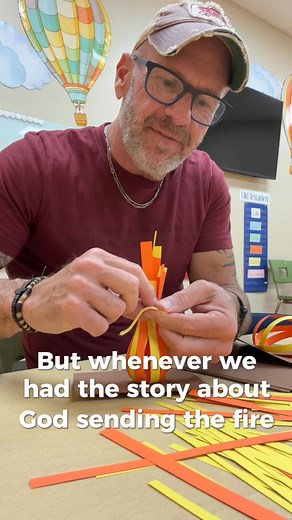 20K views · 286 reactions | Let me explain how we made our fire art project. It was a total win! #fire #art #kindergarten #class #teacher #kidmin #mmc | Mr. Mark's Classroom | Facebook