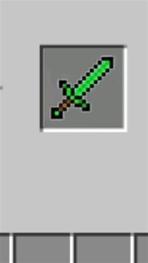 how to crafting a green sword #minecraft #mcpe #shorts