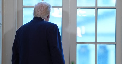 Trump Gets Up, Walks Away From Meeting To Stare Out Window At Ballroom