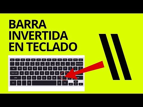 Cómo hacer el signo de barra invertida en mi Teclado de laptop, Backslash \\\\ en mi teclado.