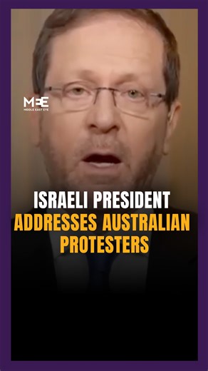 Middle East Eye on Instagram: "In a video address, Israeli President Isaac Herzog asked demonstrators in Australia protesting against his visit to the country why they aren’t protesting against the Iranian government.⁠ ⁠ He said the Iranian government “brutally killed” thousands of Iranian citizens.⁠ ⁠ Meanwhile, in a recent report, the Max Planck Institute for Demographic Research (MPIDR) in Germany estimates that at least 100,000 Palestinians have been killed in Gaza since October 2023."