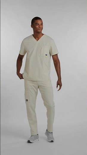 Solis x koi Caldwell Men's Scrub Top (B) | Youtube Shorts | #koiscrubs