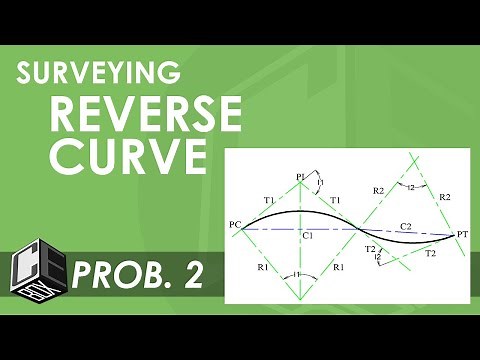 Surveying Horizontal Curve Reverse Curve Prob 2 (PH)