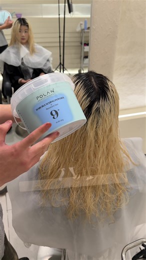 Blue Ice Low-Temperature Bleaching Powder for Hair