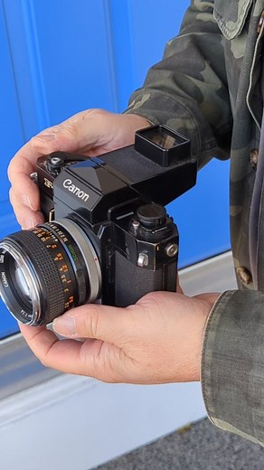 11 reactions | Check out this unique Canon F-1 accessory...a Canon...