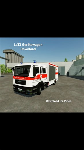 LS22 emergency vehicle available for download! #ls22 #farmingsimulator22