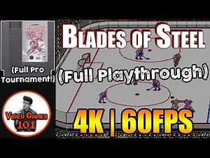 Blades of Steel NES | Pro Tournament | 4K 60FPS | Video Games 101
