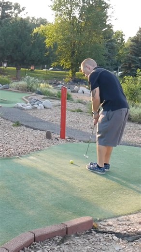 Craziest Shots You’ll Ever See 🤯 #minigolfing #golf #minigolf #golfshorts #shortsviral