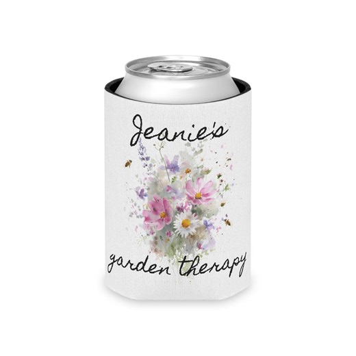 Floral Can Cooler, Boho Flower Can Insulator for Drinks, Garden Lover Gift, Personalized Can Sleeve, Summer Party Drink Holder, Nature Lover - Etsy