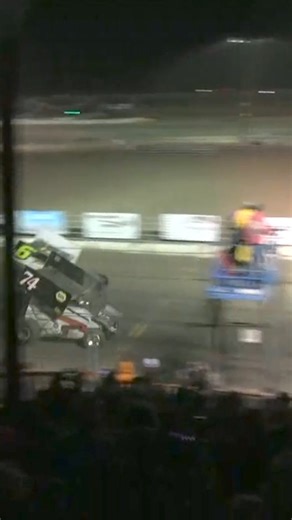 Watch as Sammy Swindell's race car takes an unfortunate tumble during the El Paso Raceway season opener. It was a tough break, but thankfully, all drivers were safe. See how it unfolded. #Sammyswindell #elpasocountyraceway #dirttrackracing #racecarcrash #motorsport #seasonopener | El Paso County Raceway, Calhan, Colorado. BST Promotions.
