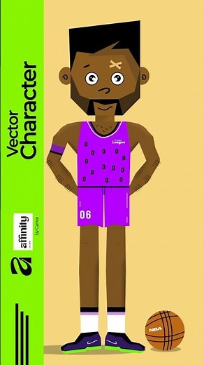 Vector Illustration: Character Design In Affinity By Canva