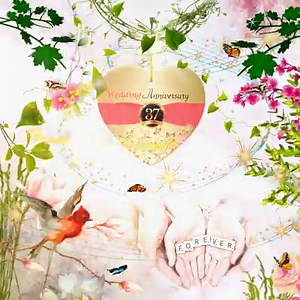 1.3K views · 37 reactions | This card is for Mary and her spouse who are celebrating tomorrow their 37th Wedding Anniversary. Happy 37th Anniversary Mary, from all of us on the Page. xoxo | Gifs Animated Cards | Facebook