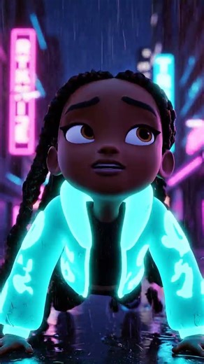 This Dance Hits Different in the Rain…#cartoondancer #rainvibes #shortsvideo #cinematicanimation